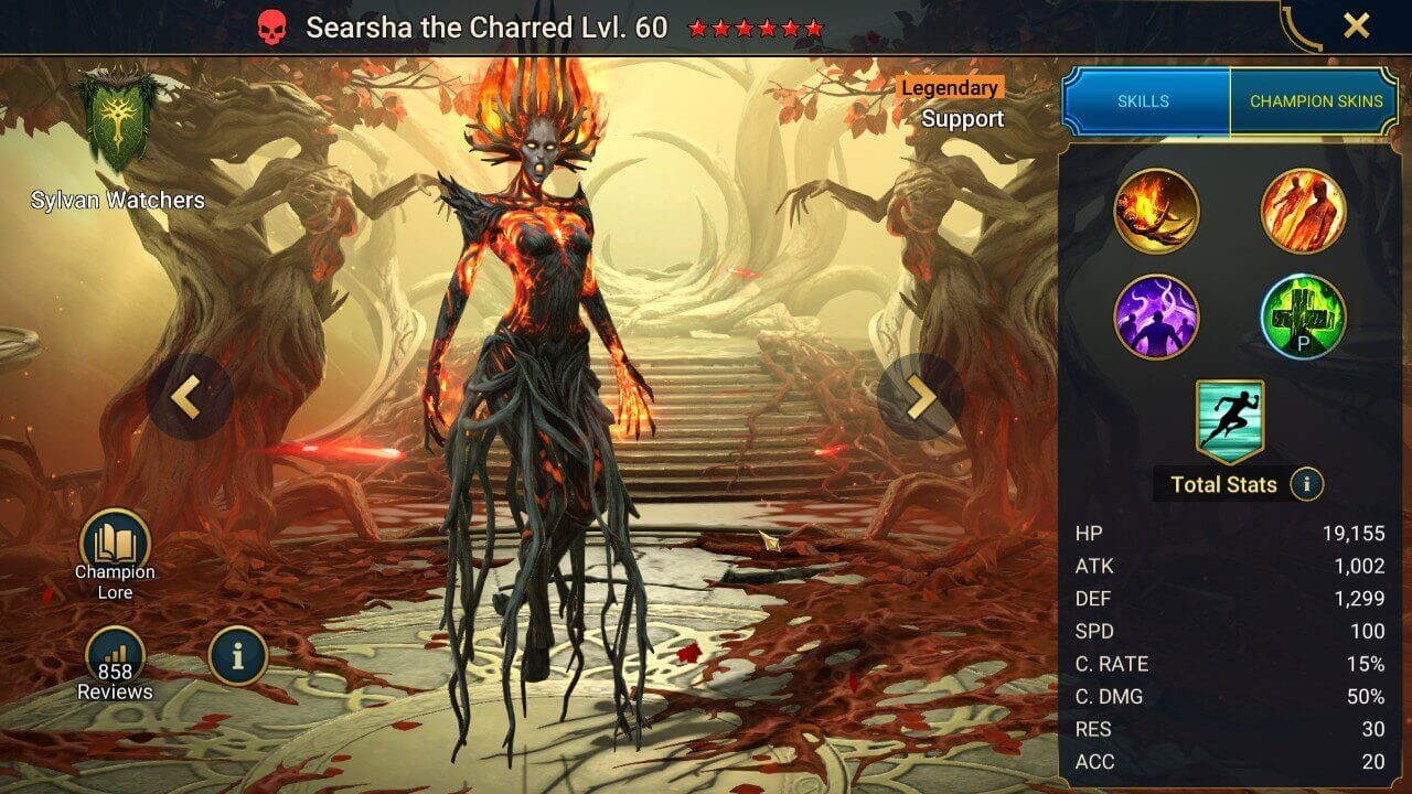 Searsha The Charred splash artwork